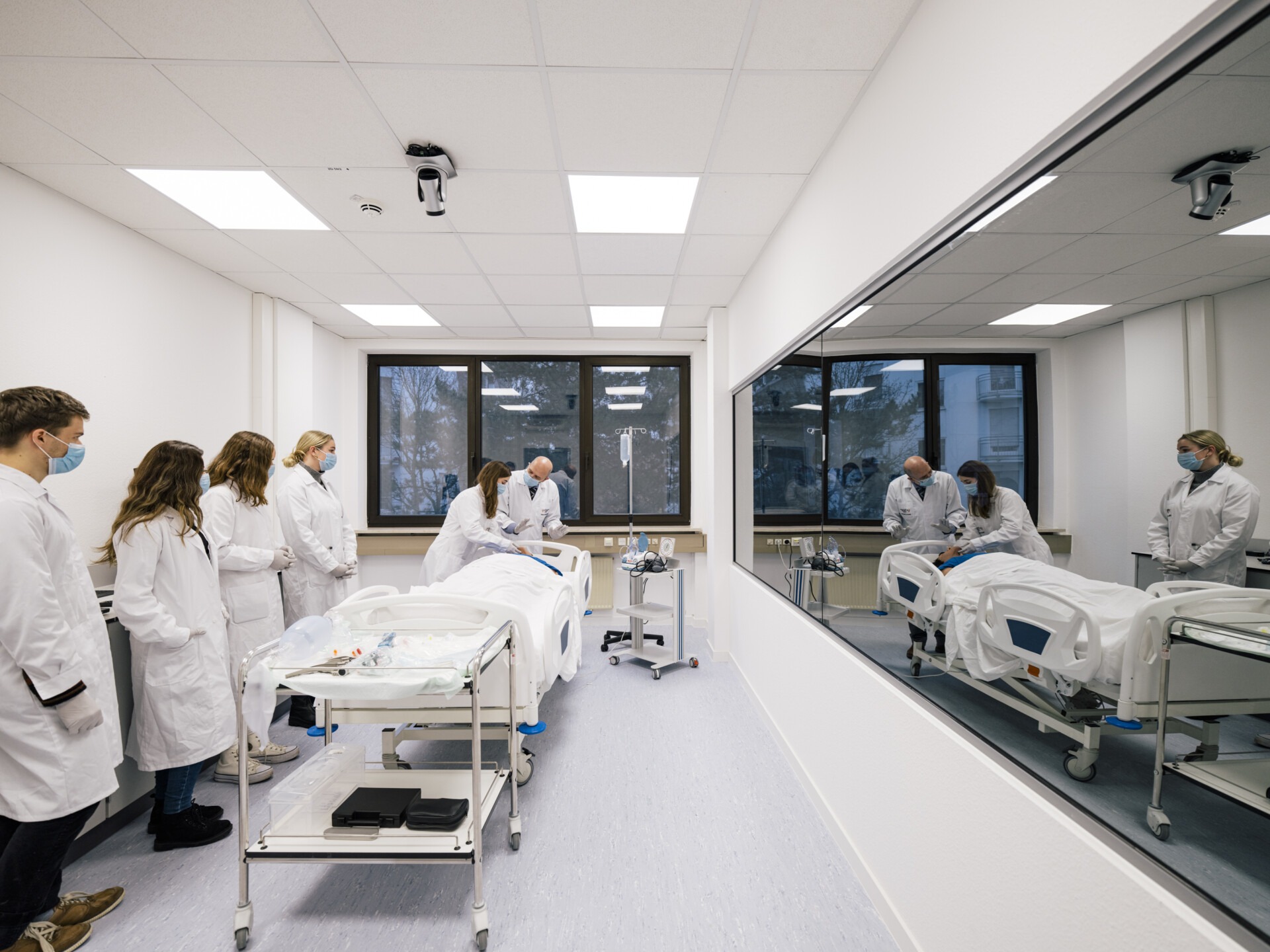 clinical training room patient care medical education