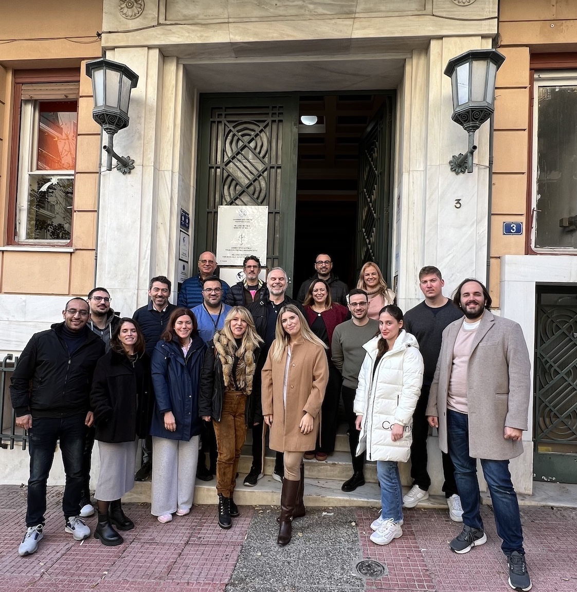 Group photo of participants and faculty of the rhinoplasty cadaver course in Athens in 2024