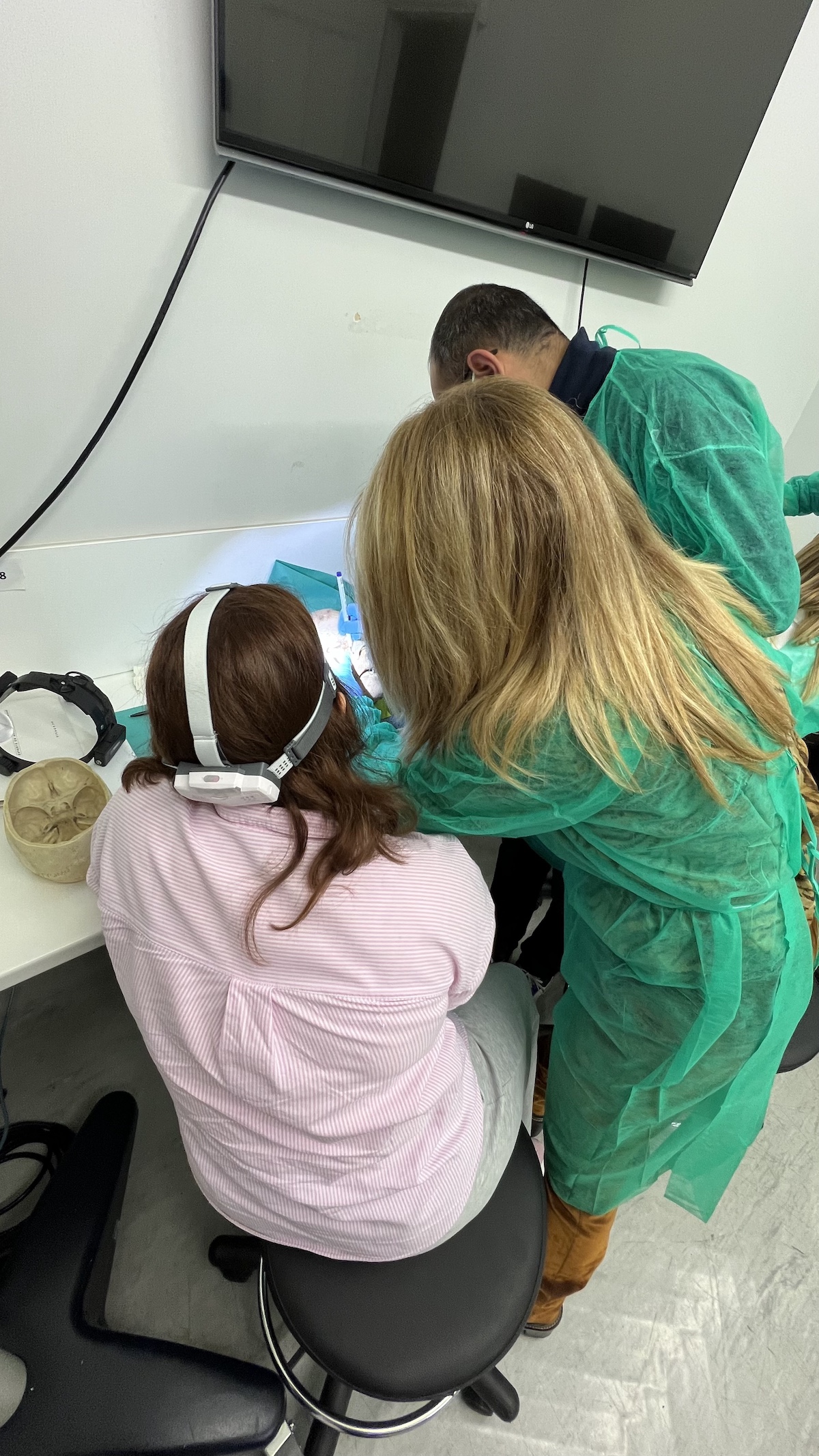 Hands-on rhinoplasty cadaver dissection training session in Athens in 2024