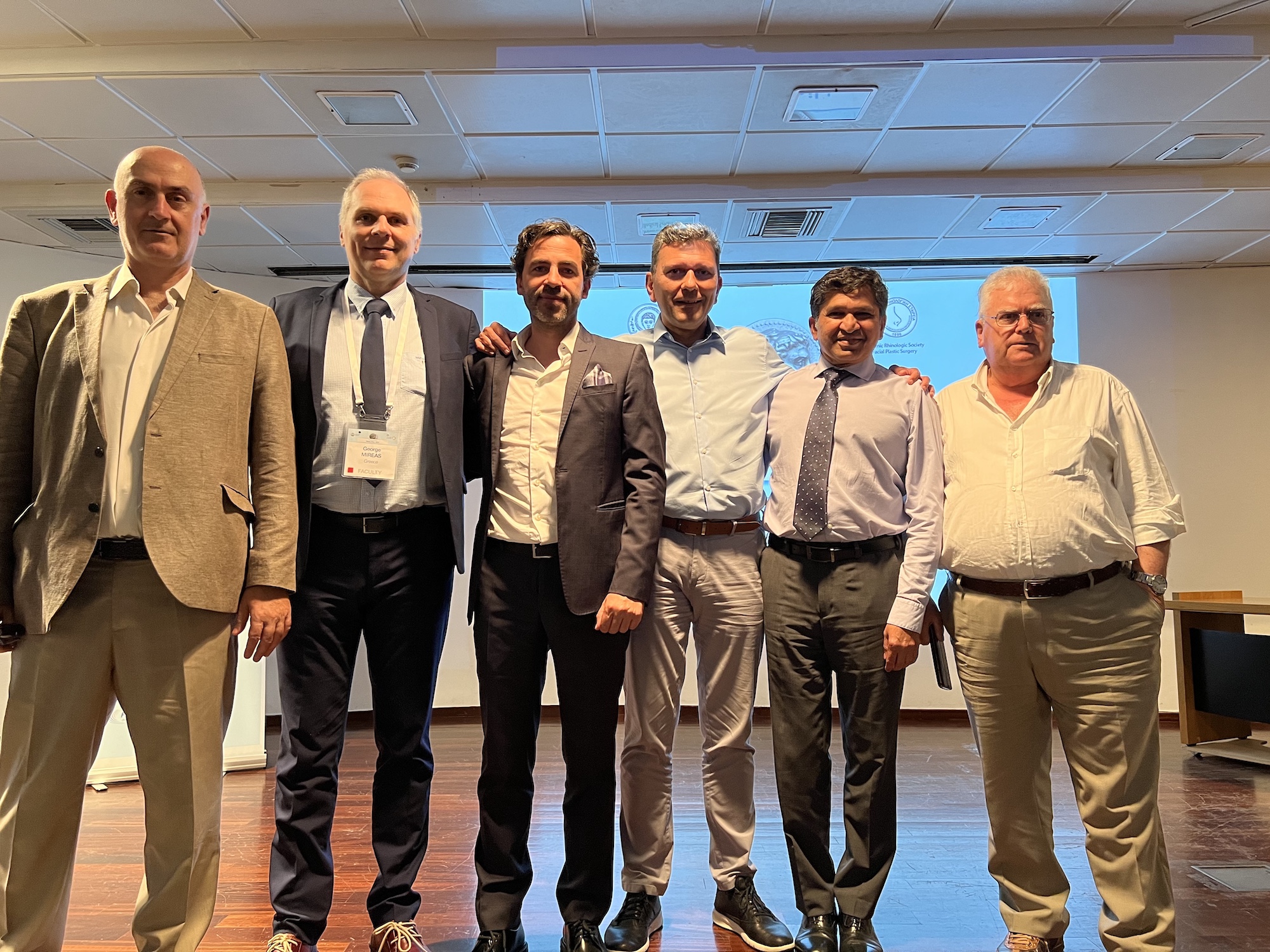 Dr George Mireas with invited faculty members during RhinoDays 2022 in Thessaloniki