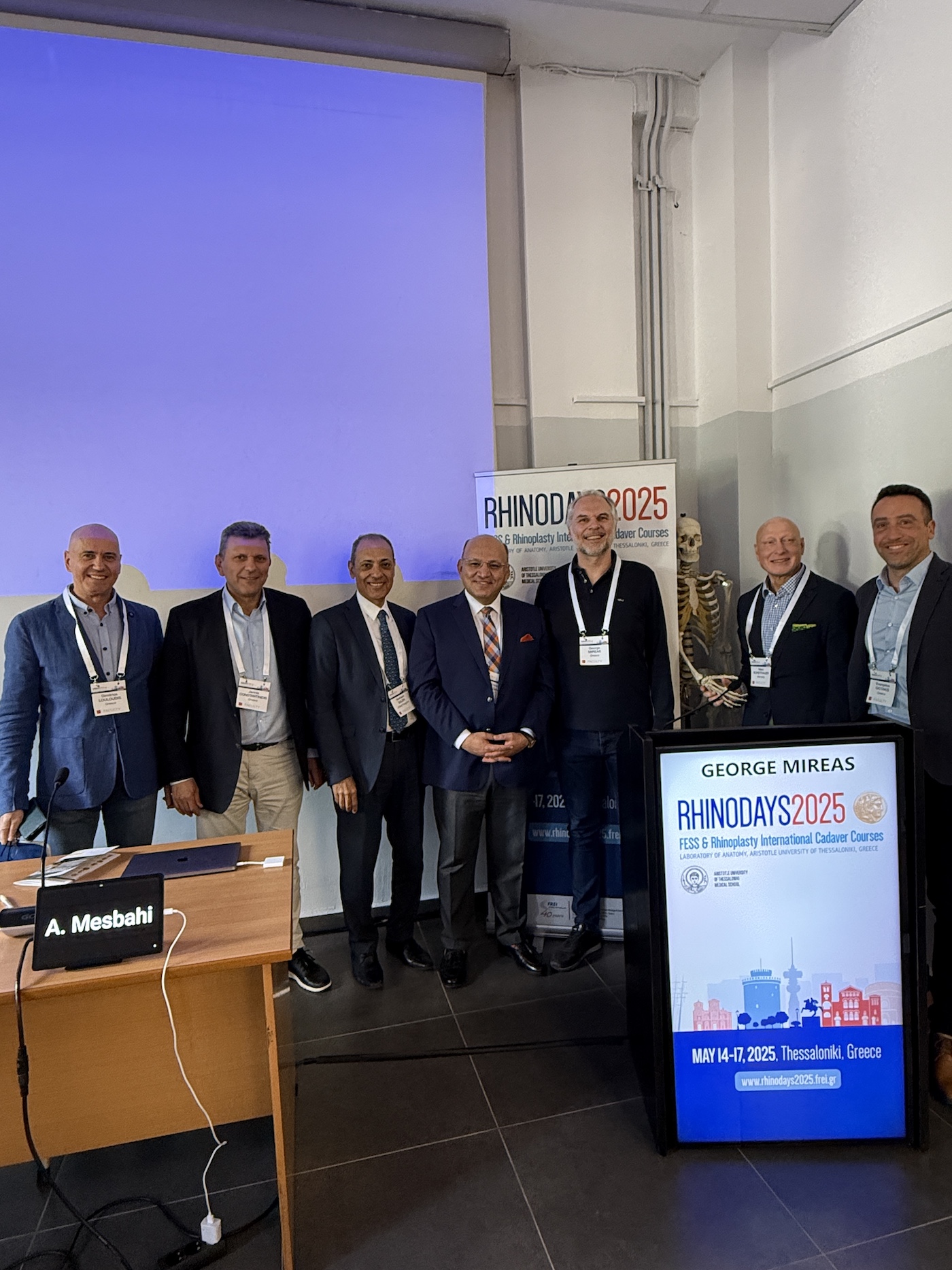 International faculty of the RhinoDays 2025 FESS and Rhinoplasty cadaver course in Thessaloniki